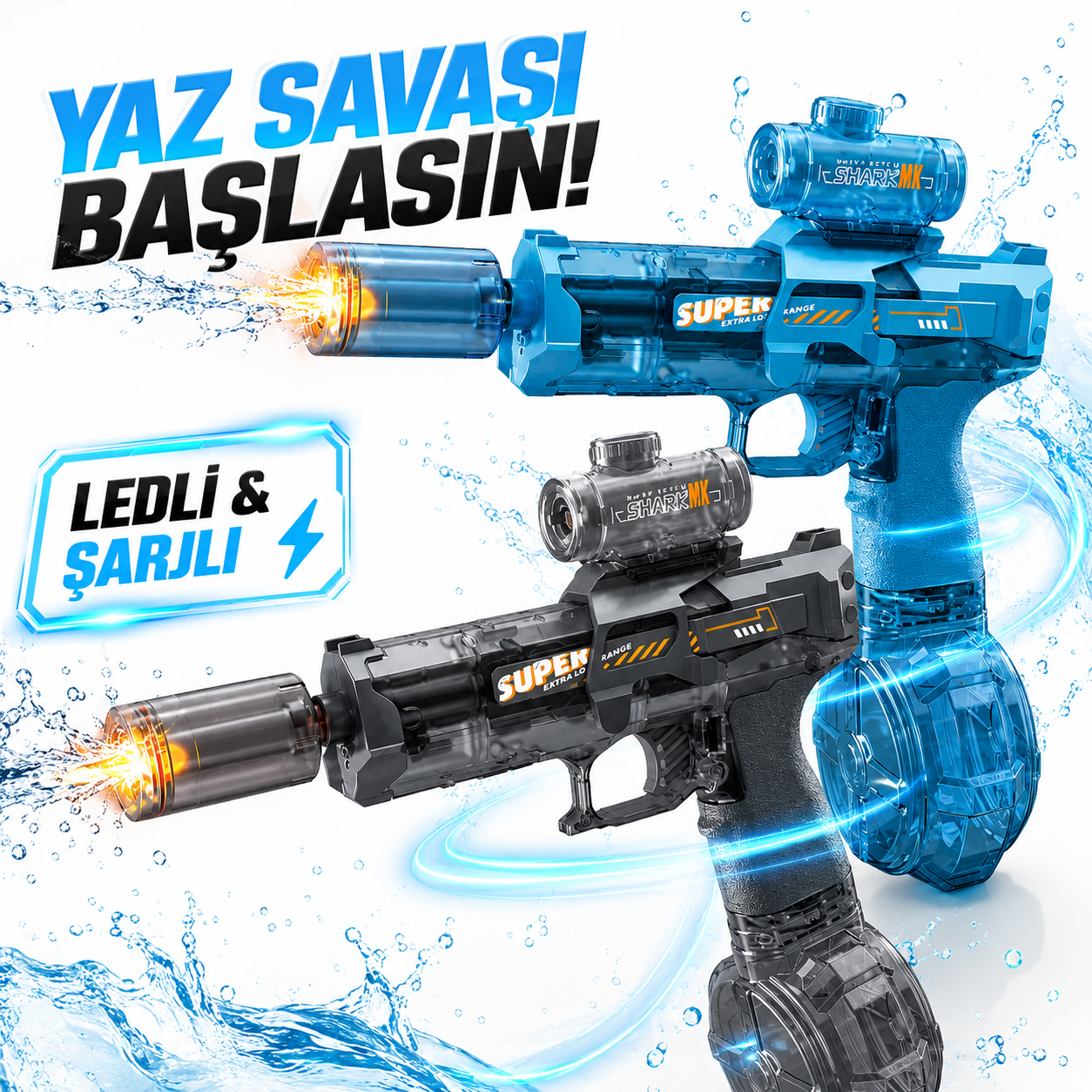 HydroPulse Glock Su Tabancası - Eğlence Dolup Taşacak!