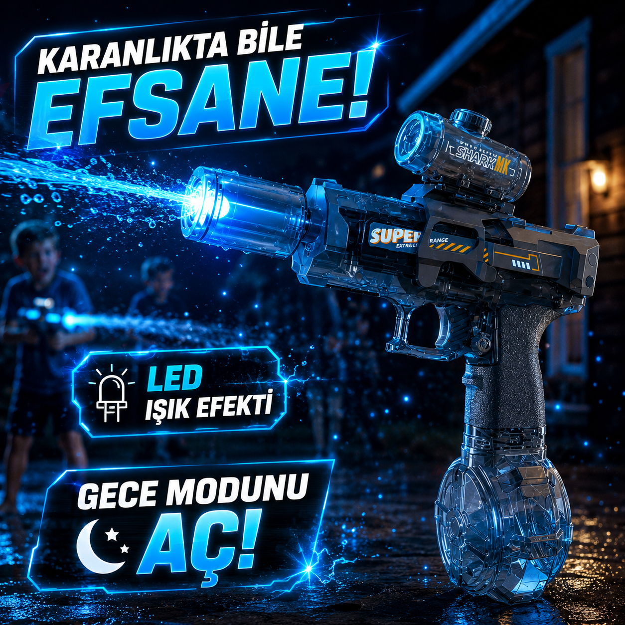 HydroPulse Glock Su Tabancası - Eğlence Dolup Taşacak!